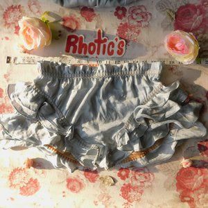 NWT Angelic Pale Blue Ruffle Soliana Shorts